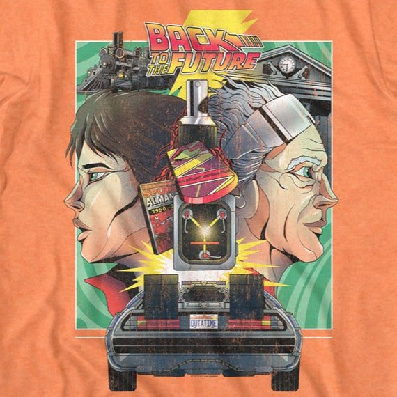 Back To The Future BTTF Poster T-Shirt