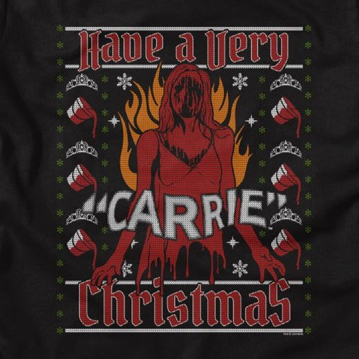 Junior's Carrie A Very Carrie Christmas T-Shirt