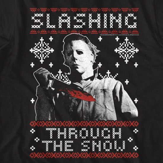 Halloween Slashing Thru The Snow T-Shirt