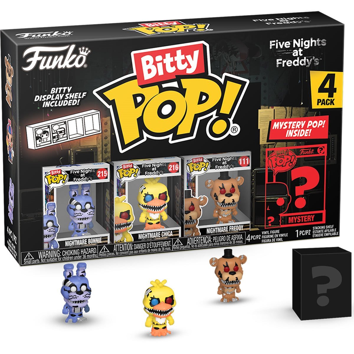 Funko Five Nights At Freddy's Bonnie Bitty Pop! Mini Figure 4-pack