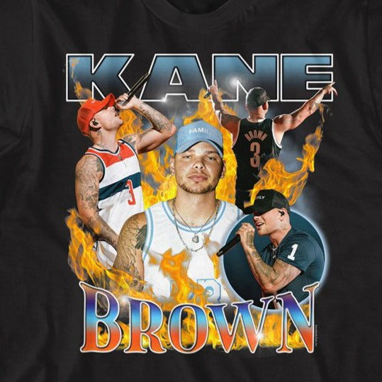 Kane Brown Fire Multi Image T-Shirt