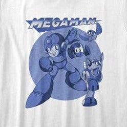 Junior's Mega Man Megablues T-Shirt - Blue Culture Tees
