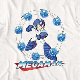 Mega Man Water Shield T-Shirt - Blue Culture Tees