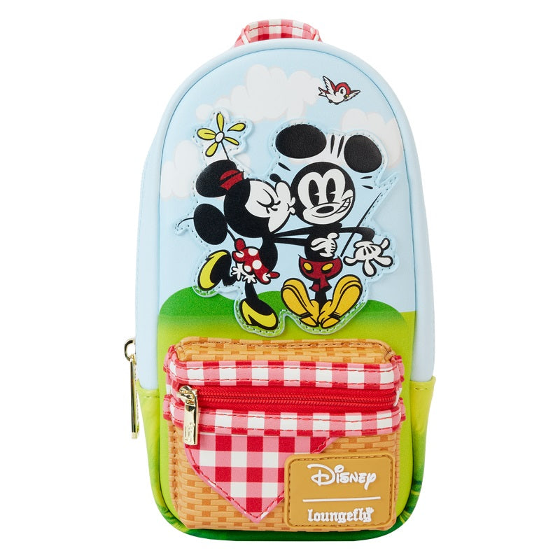 Loungefly Disney Mickey and Friends Picnic Mini Backpack Pencil Case