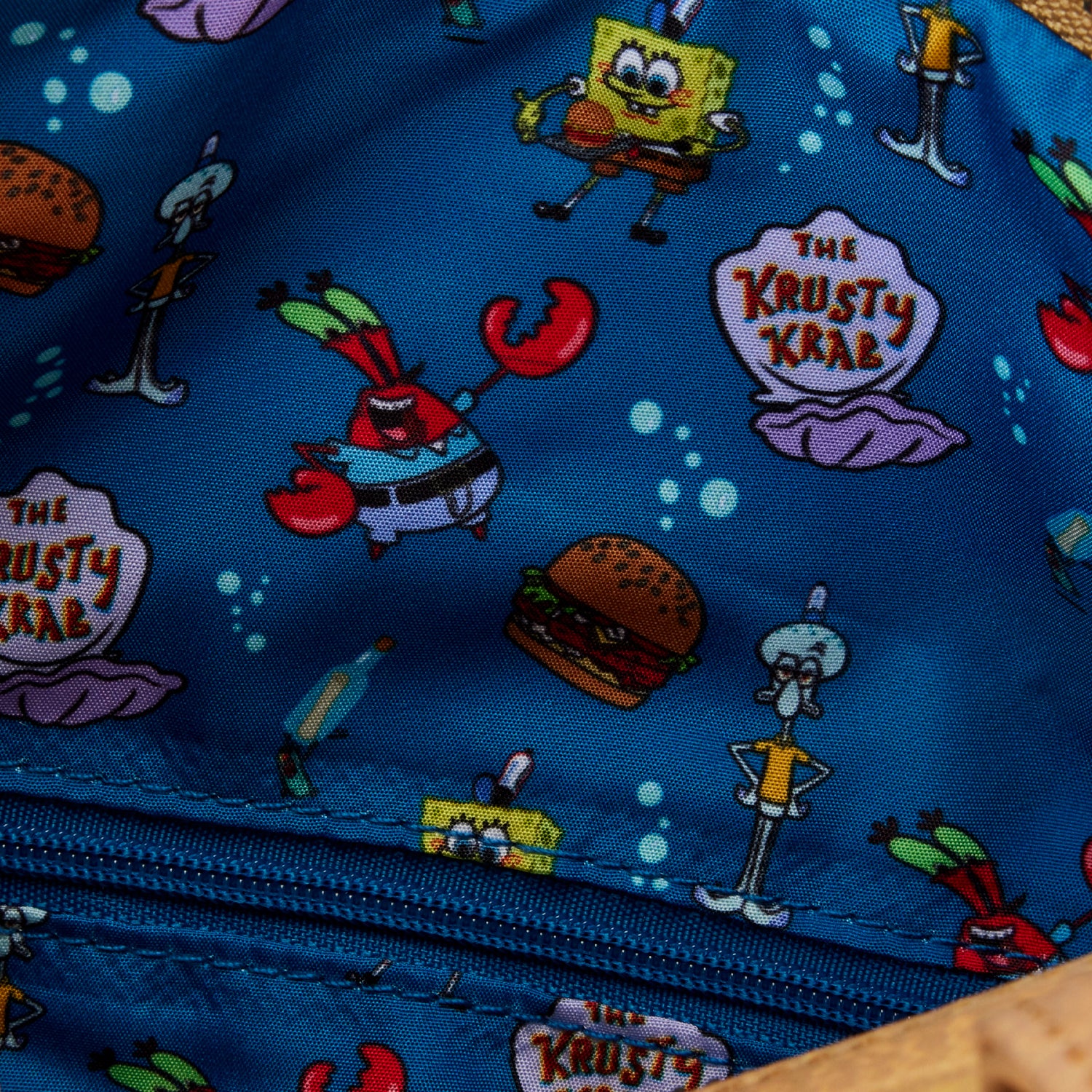 Loungefly Nickelodeon Spongebob 25th Anniversary Figural Crossbody Bag