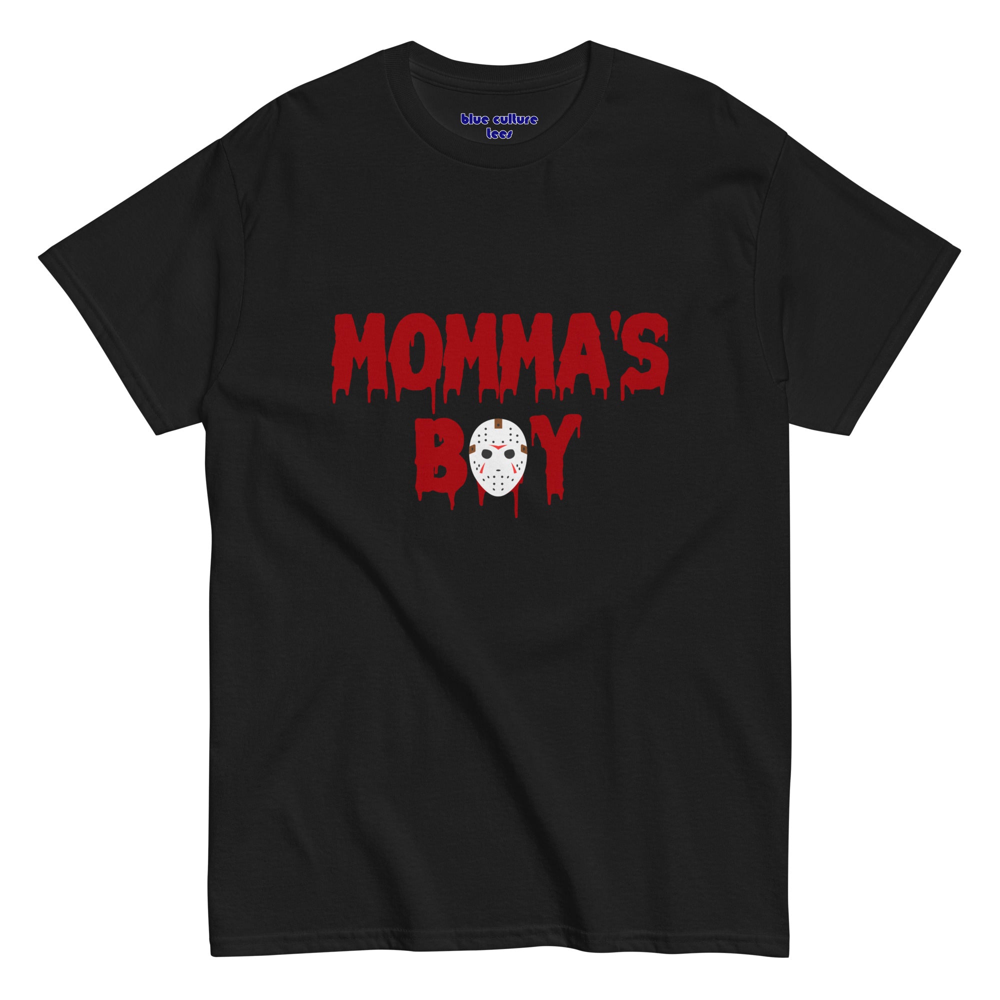 Momma's Boy Hockey Mask Horror T-Shirt
