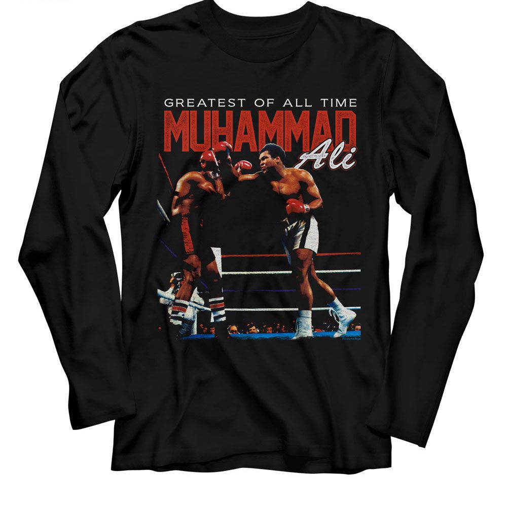 Muhammad Ali Fight Ring Long Sleeve T-Shirt