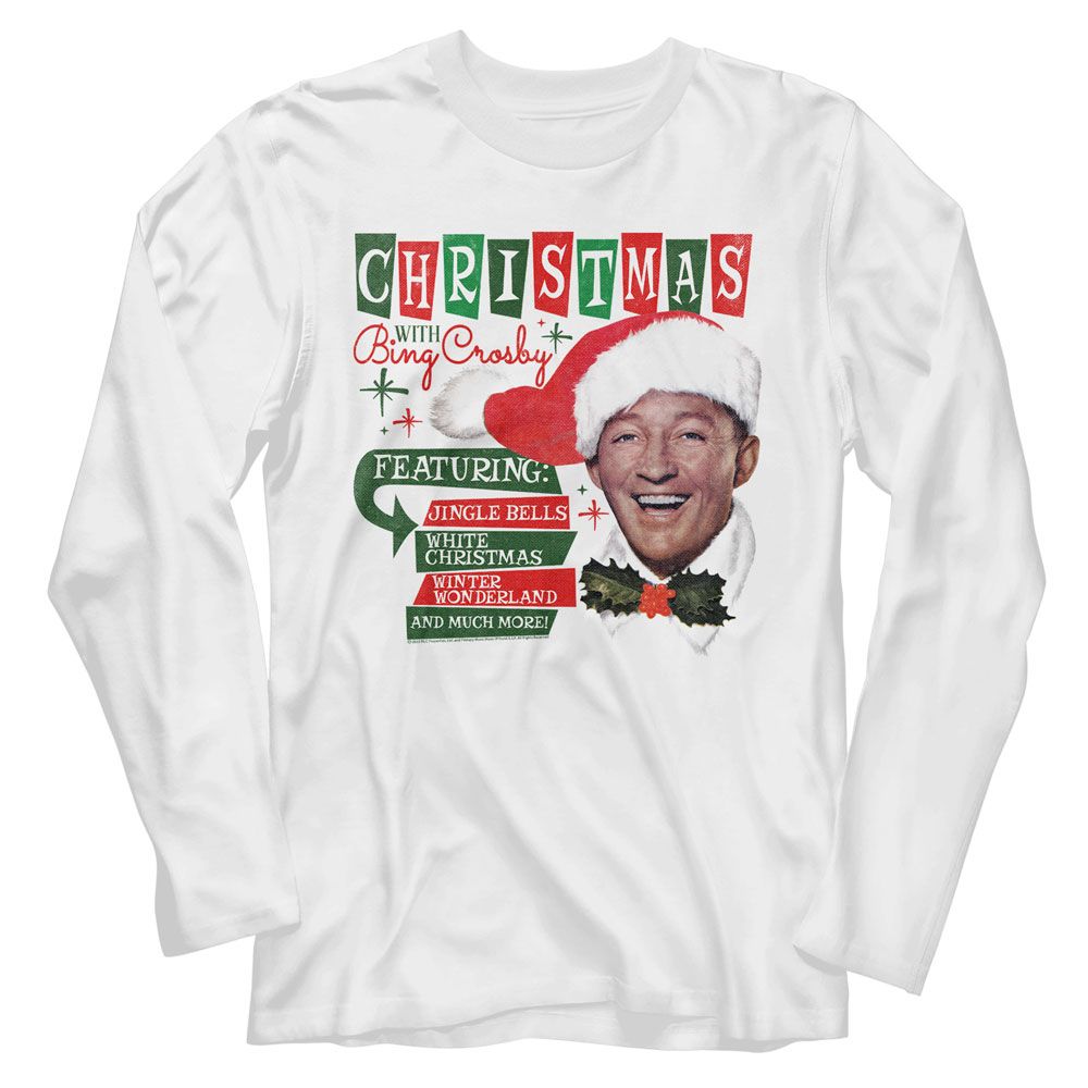 Bing Crosby Christmas With Bing Crosby Long Sleeve T-Shirt