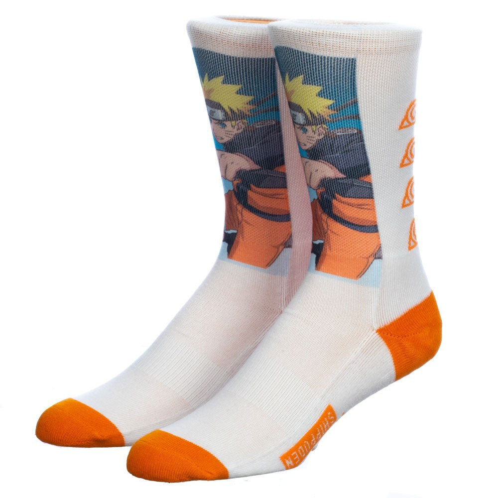Naruto Graphic Sublimated Crew Socks