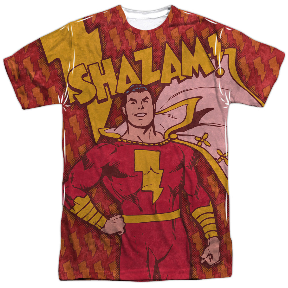 Men's DC Comics Shazam Bolts Sublimated T-Shirt