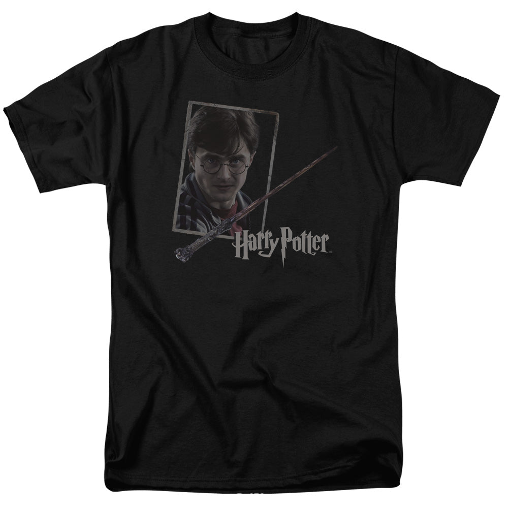 Harry Potter Harry's Wand Portrait T-Shirt