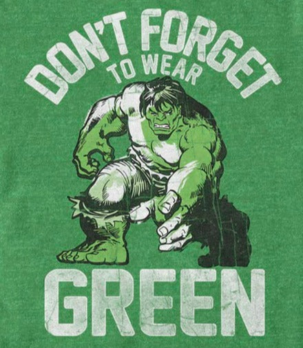 Men's Marvel Hulk Wear Green T-Shirt