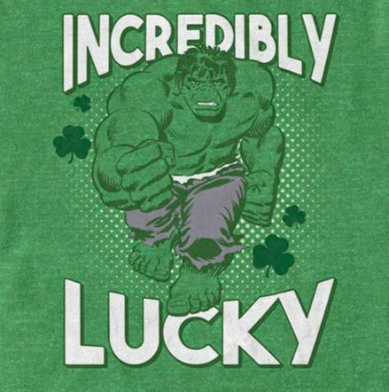 Men's Marvel Incredibly Lucky Hulk T-Shirt