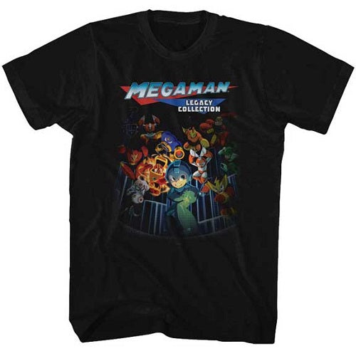 Mega Man Legacy Collection T-Shirt - Blue Culture Tees