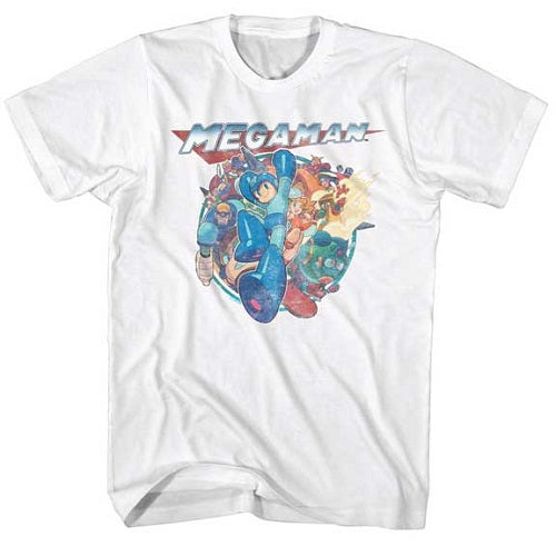 Mega Man Megafriends T-Shirt - Blue Culture Tees