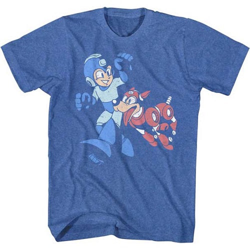 Mega Man Lets Goooo T-Shirt - Blue Culture Tees