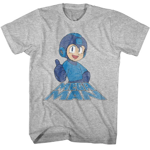 Mega Man Right On T-Shirt - Blue Culture Tees