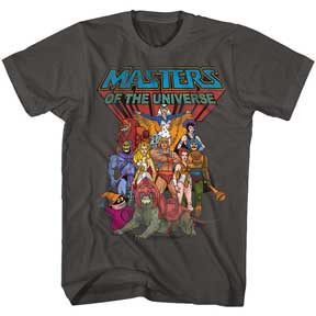 Masters Of The Universe The Whole Gang T-Shirt - Blue Culture Tees