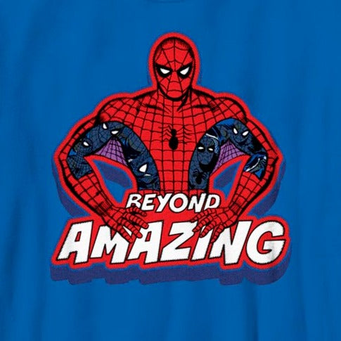 Boy's Marvel Spider-Man Beyond Amazing SPIDEY POSE BEYOND T-ShirtBoy's Marvel Spider-Man Beyond Amazing Spidey Pose Beyond T-Shirt