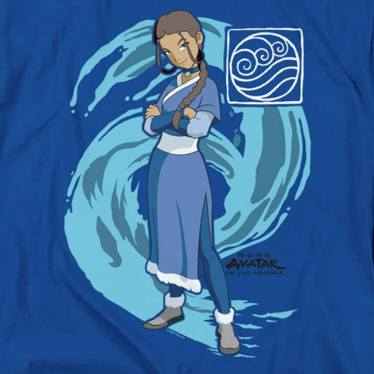 Avatar The Last Air Bender Katara Water Wave T-Shirt