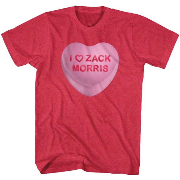 Saved By The Bell Zack Candy Heart T-Shirt
