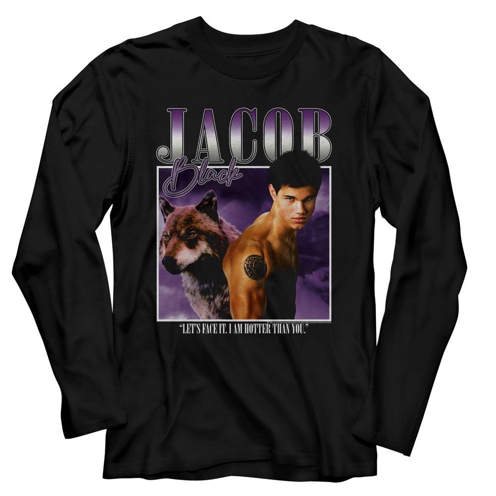 Twilgiht Jacob Collage Long Sleeve T-Shirt