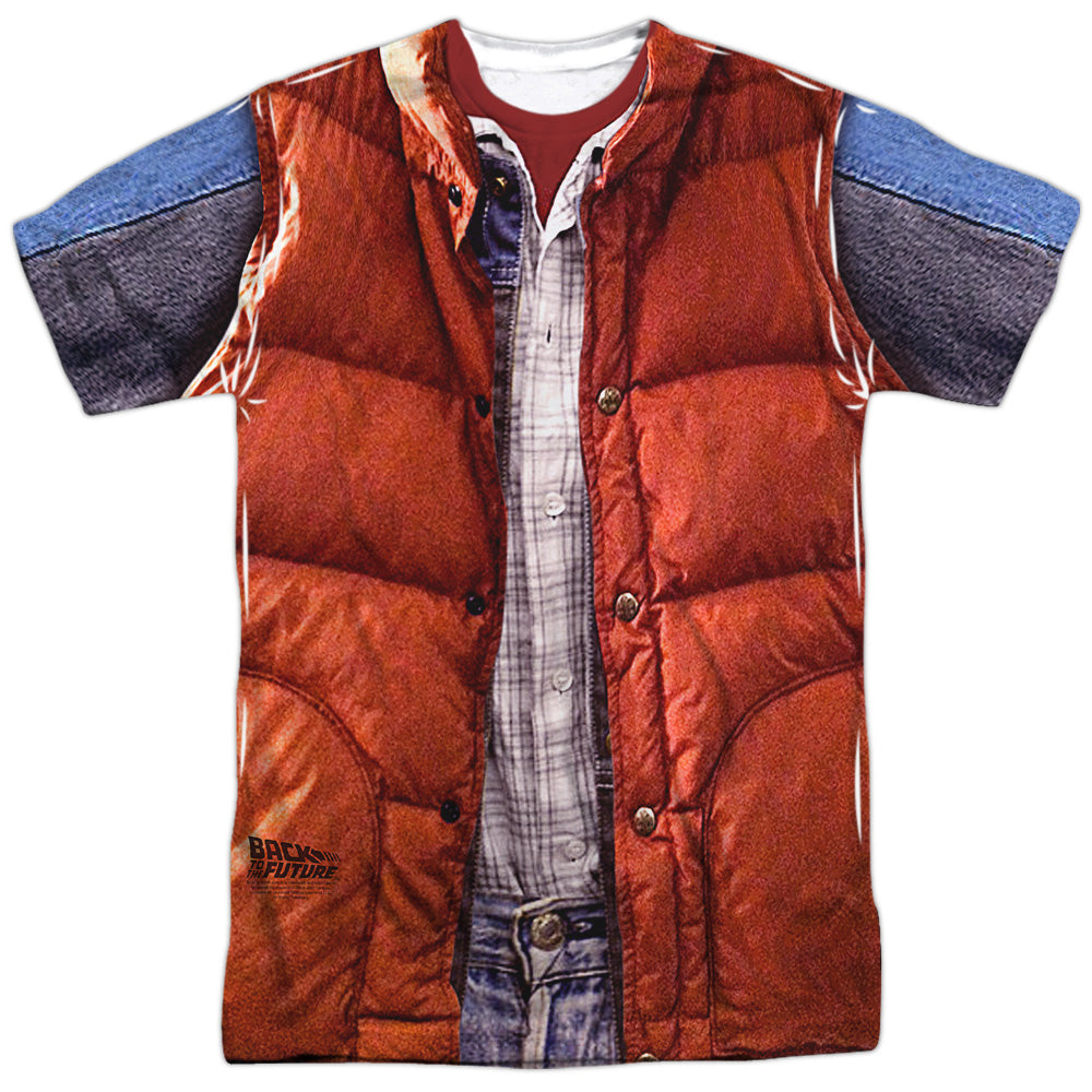 Back to The Future Mcfly Vest Sublimated T-Shirt