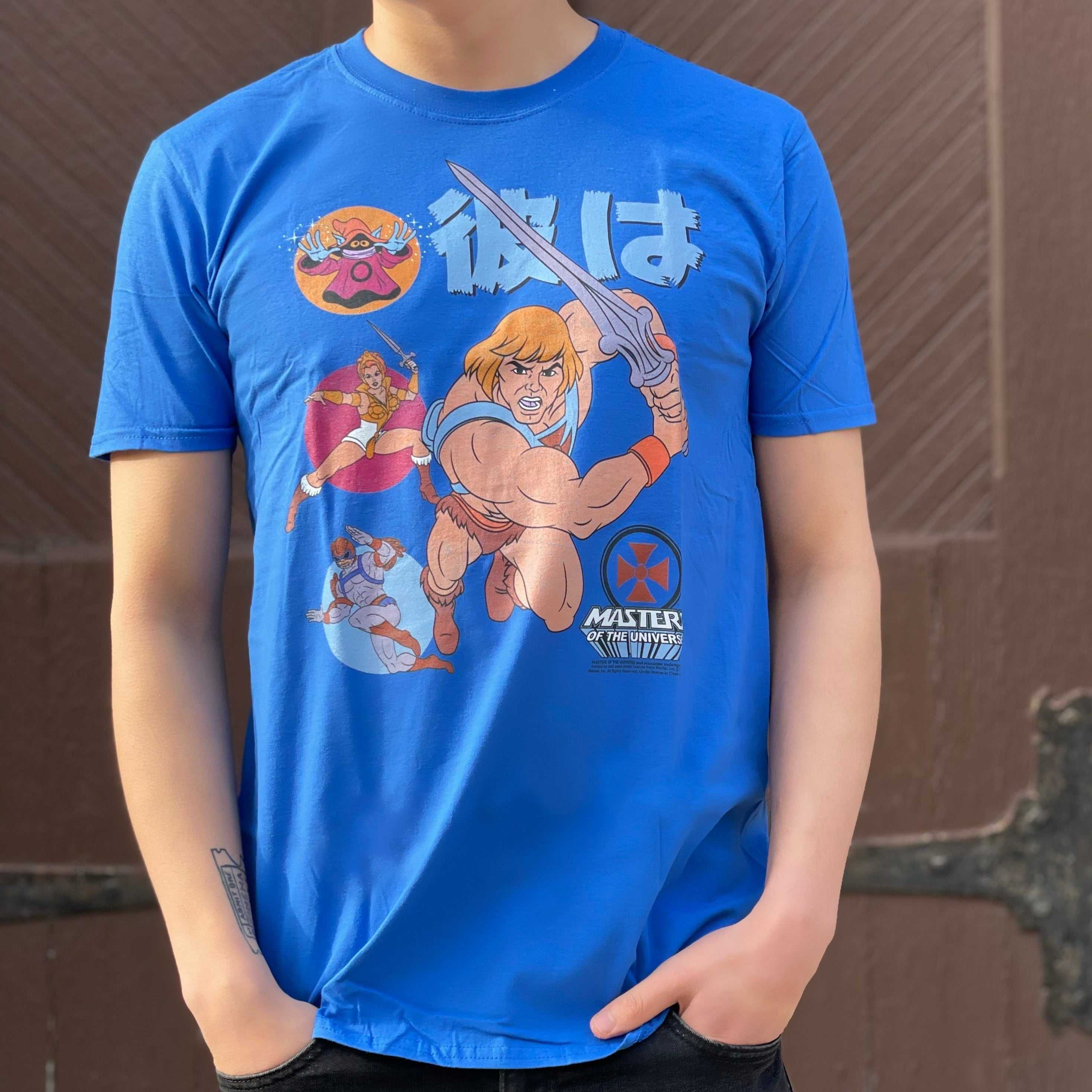 Masters of The Universe He-Man Japan T-Shirt. Available at Blue Culture Tees!