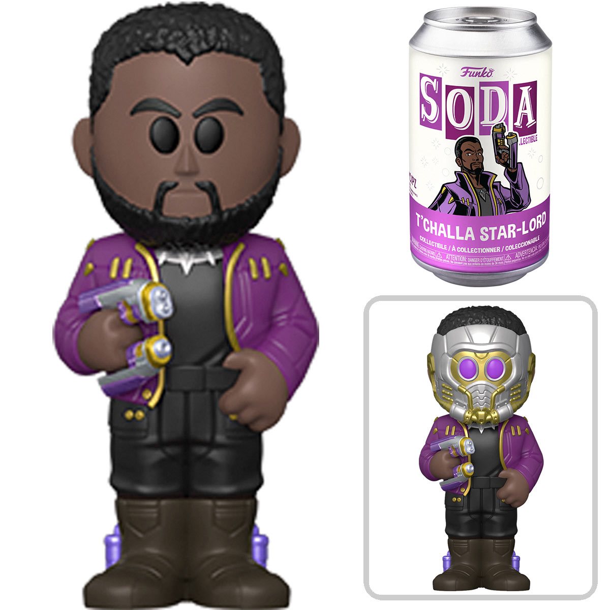 Funko Soda! Marvel's What If Starlord T'Challa Soda Figure