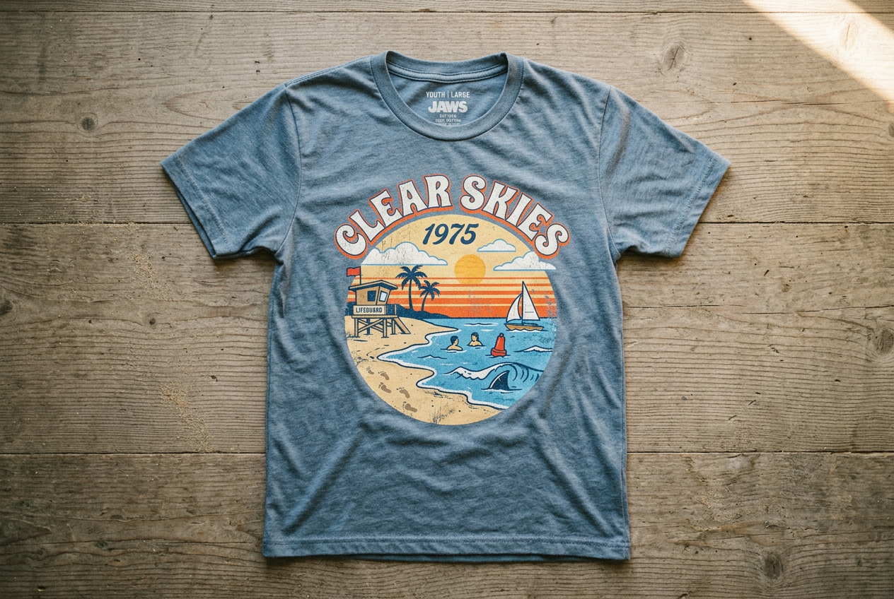 Youth Jaws Locals Only T-Shirt | Blue Culture Tees