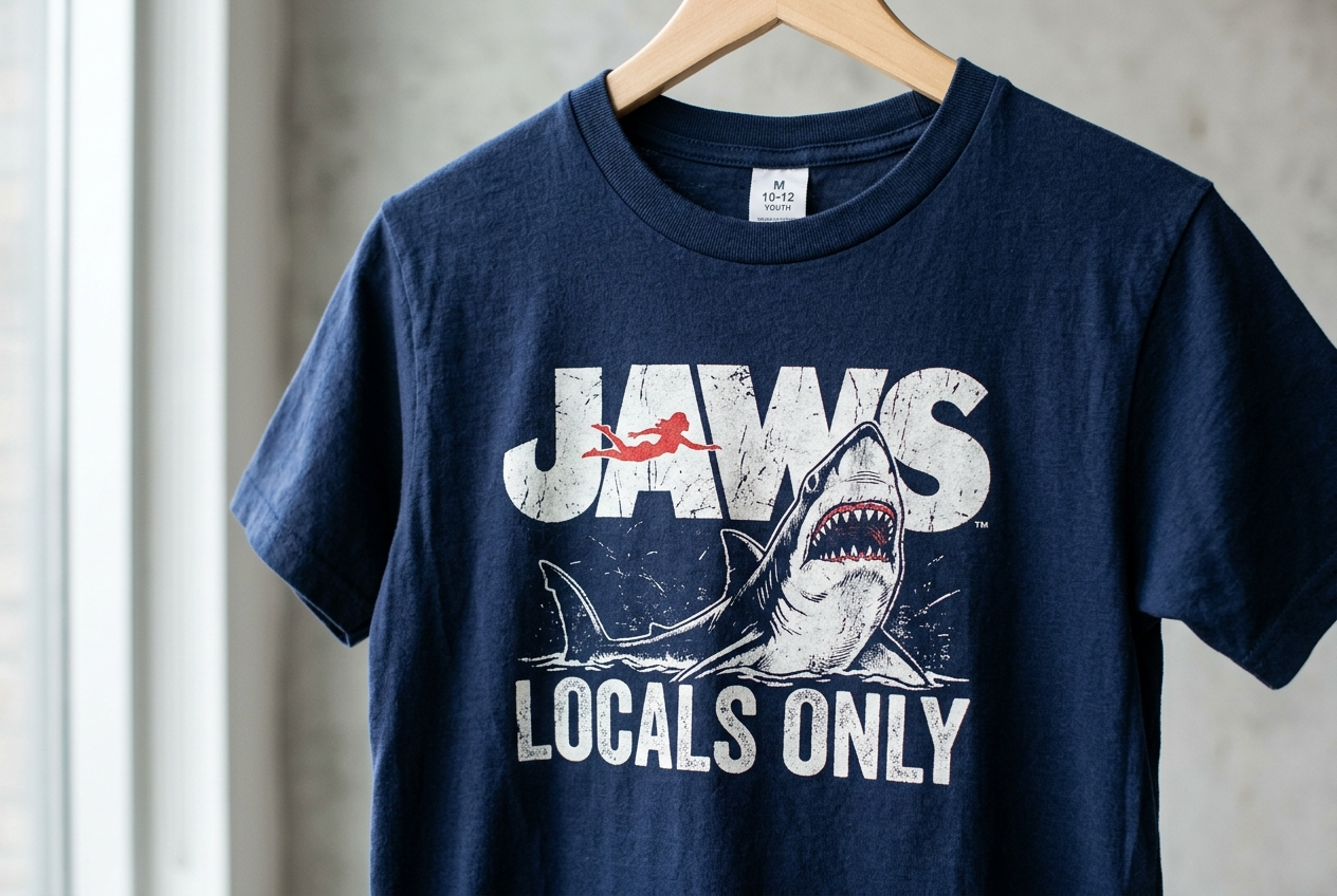 Youth Jaws Locals Only T-Shirt | Blue Culture Tees