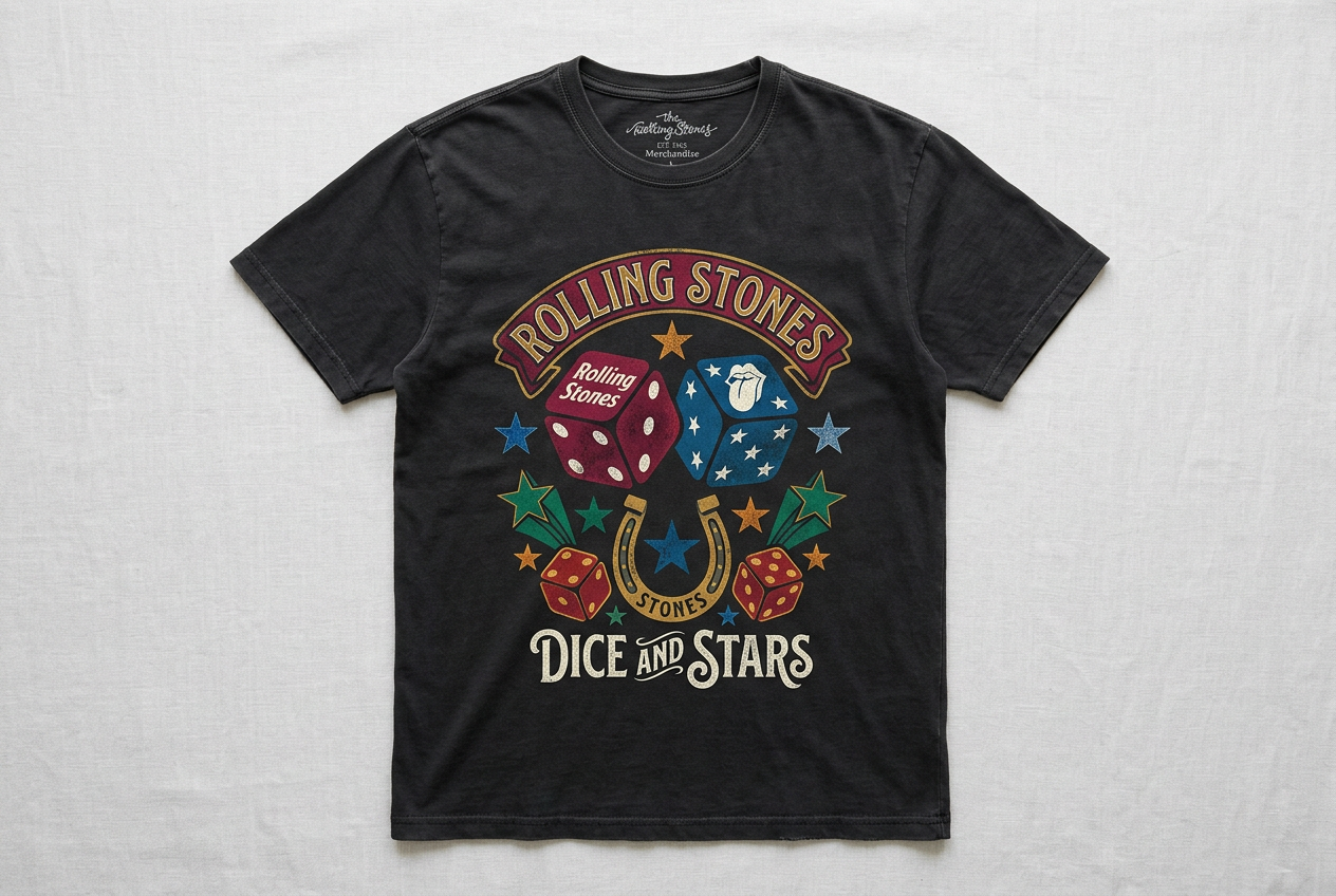 The Rolling Stones Dice and Stars T-Shirt