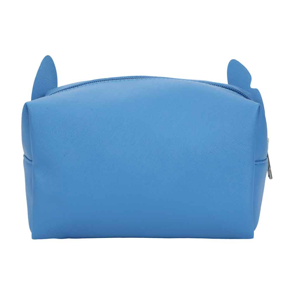 Japan Disney Pouch Makeup Bag Pencil Case - Stitch White