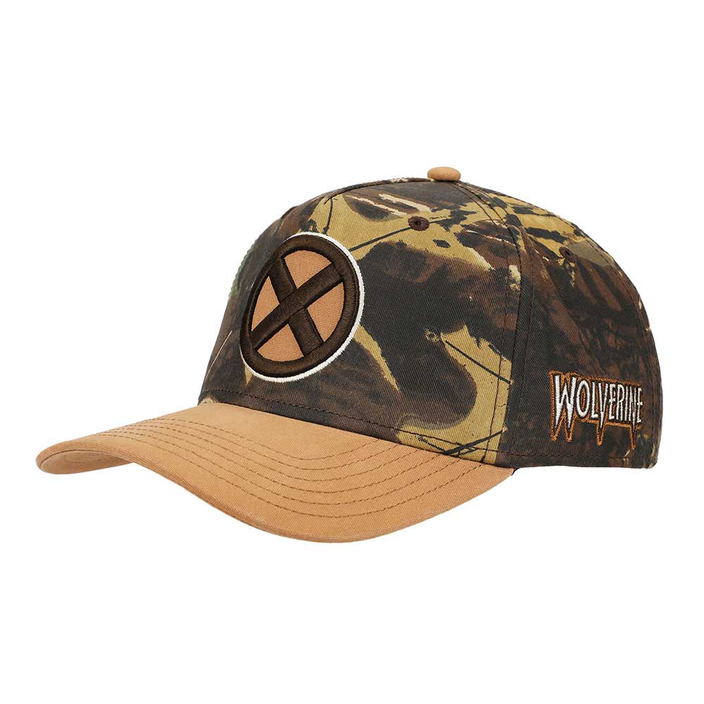 Marvel X-Men Wolverine 3D Embroidered Curved Bill Snapback | Blue Culture Tees