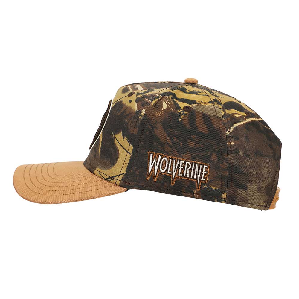 Marvel X-Men Wolverine 3D Embroidered Curved Bill Snapback | Blue Culture Tees