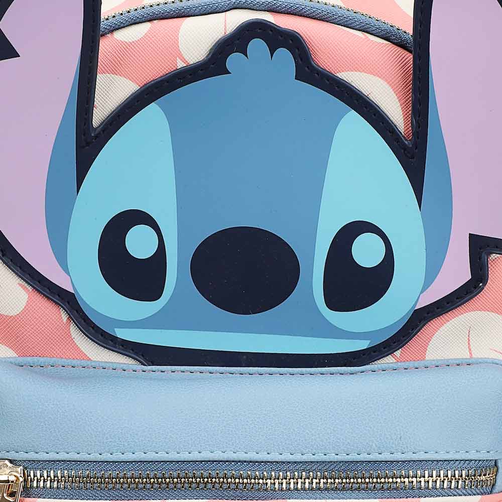 Disney Stitch 3D Applique Mini Backpack | Blue Culture Tees