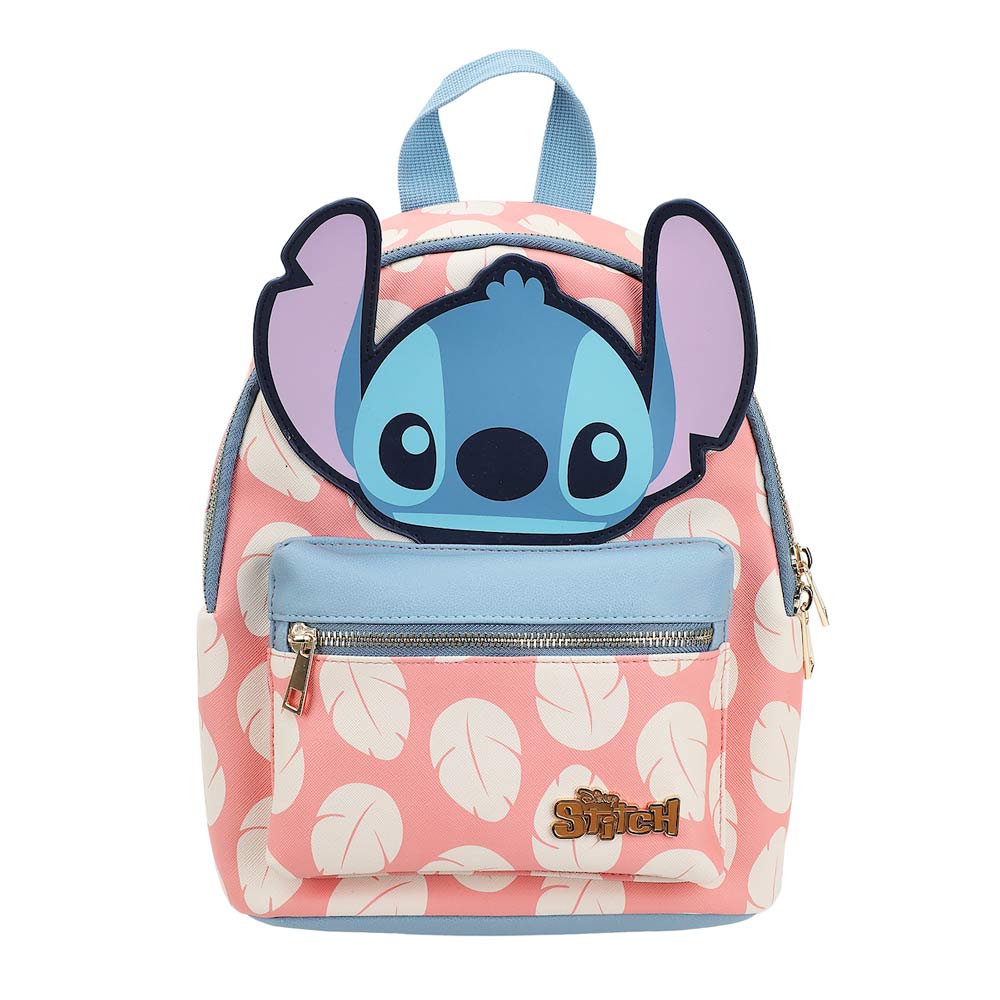 Disney Stitch 3D Applique Mini Backpack | Blue Culture Tees