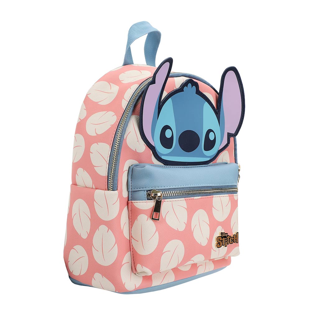 Disney Stitch 3D Applique Mini Backpack | Blue Culture Tees