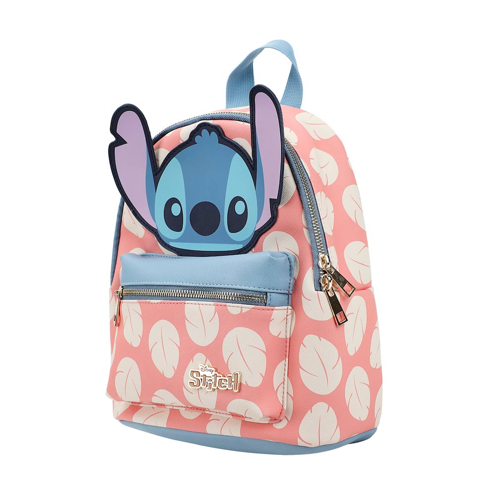 Disney Stitch 3D Applique Mini Backpack | Blue Culture Tees