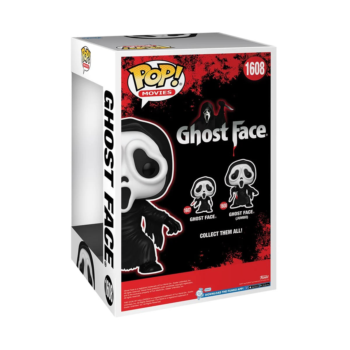 Funko Pop! Ghost Face with Knife Jumbo Vinyl Figure #1608