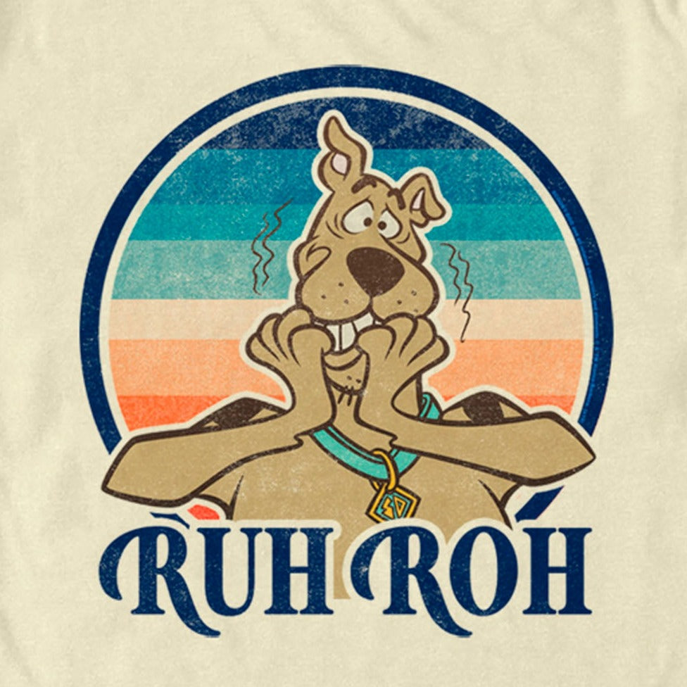 Scooby Doo Ruh Roh Retro Circle T-Shirt