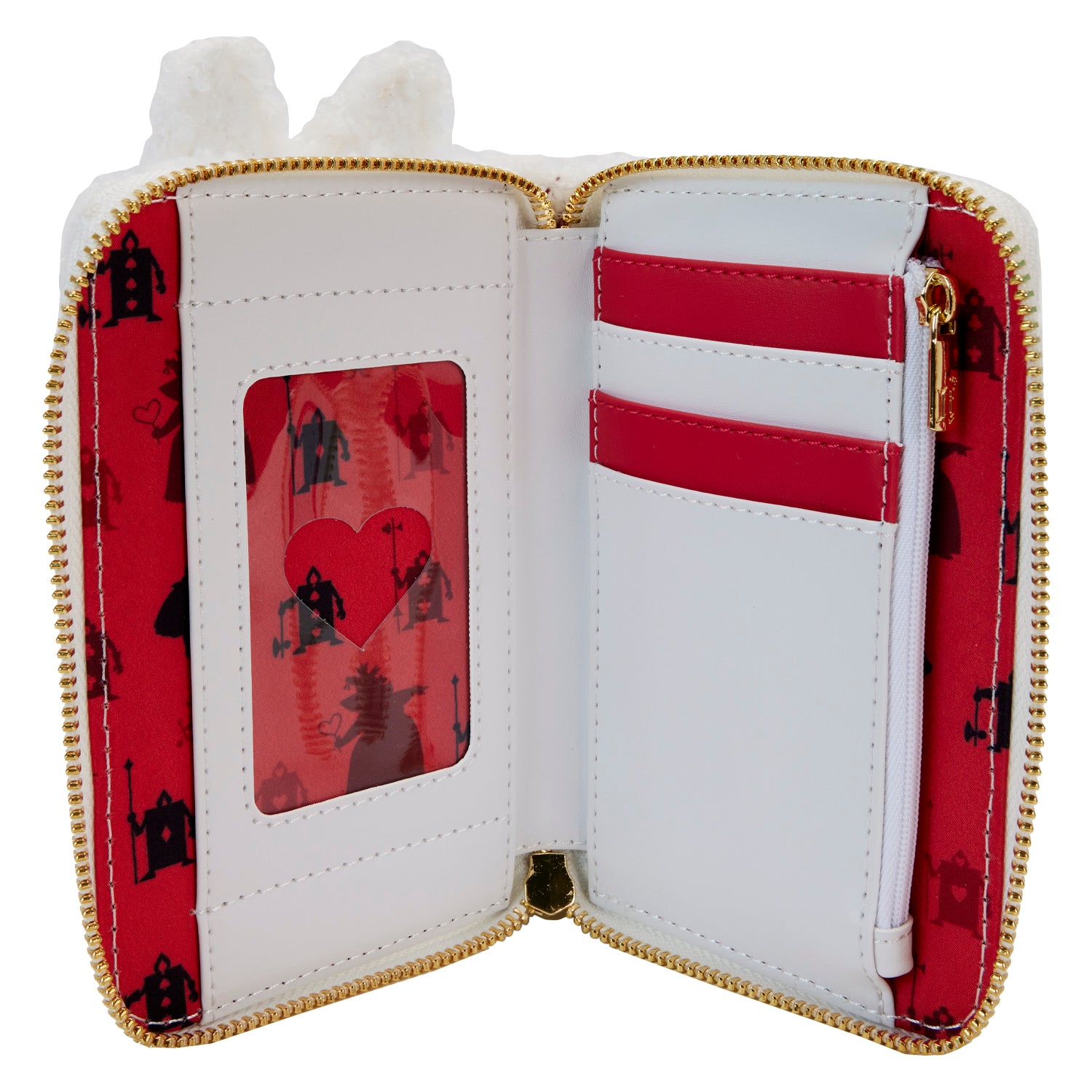 Loungefly Disney Minnie Mouse Floral Ears Small Zip Wallet