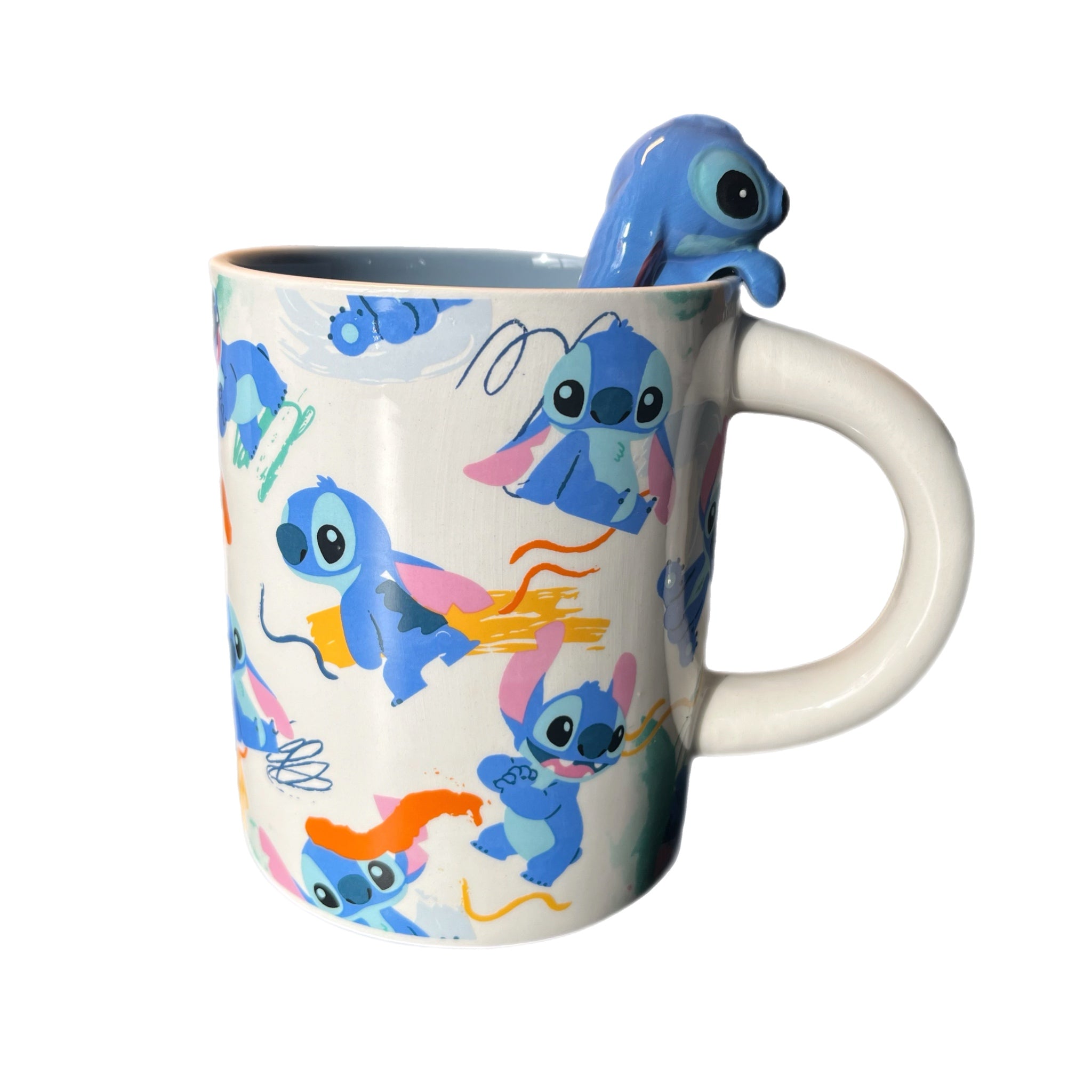 Disney Stitch Doodle Critter 20oz Ceramic Mug | Blue Culture Tees