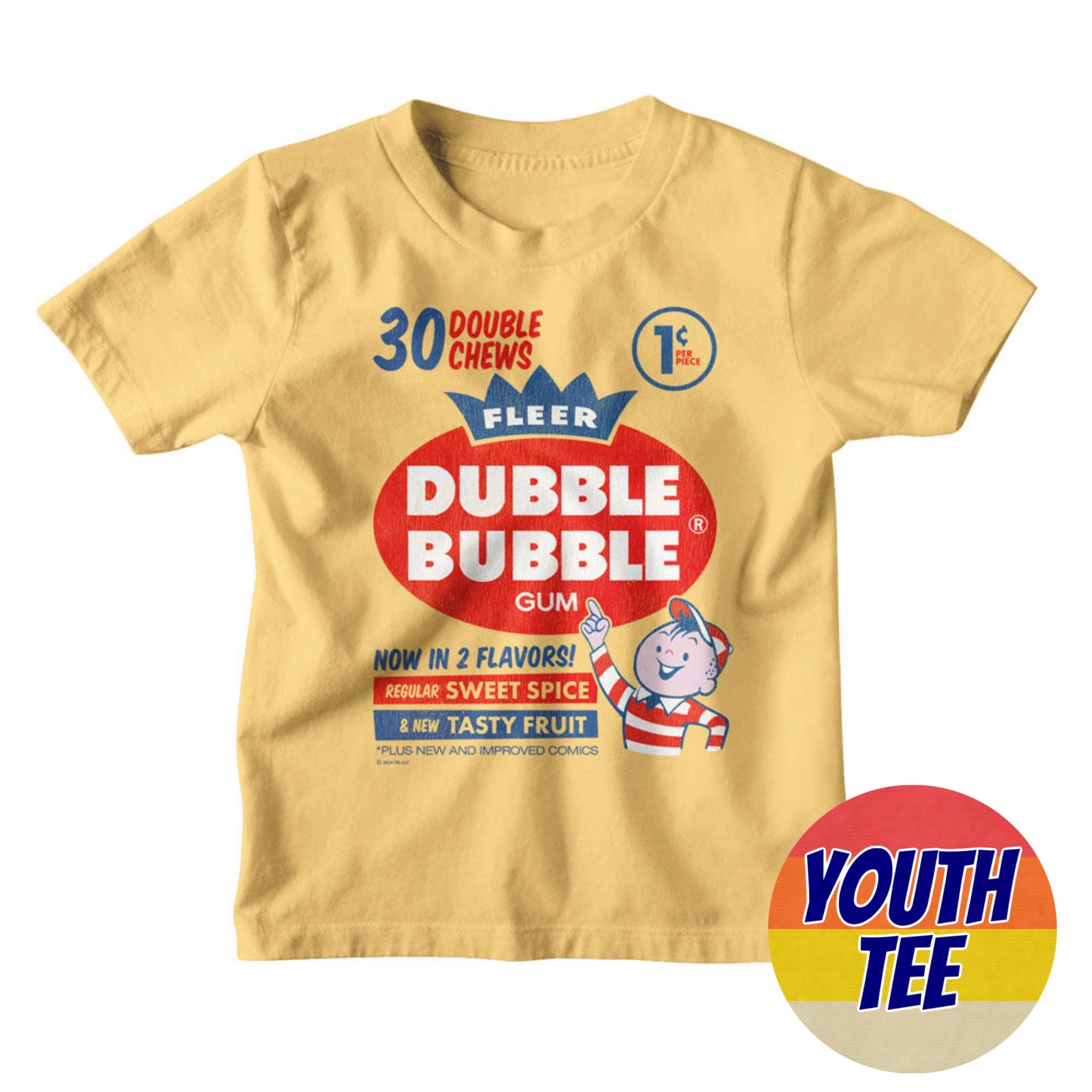 Youth Tootsie Dubble Bubble 50's T-Shirt | Blue Culture Tees