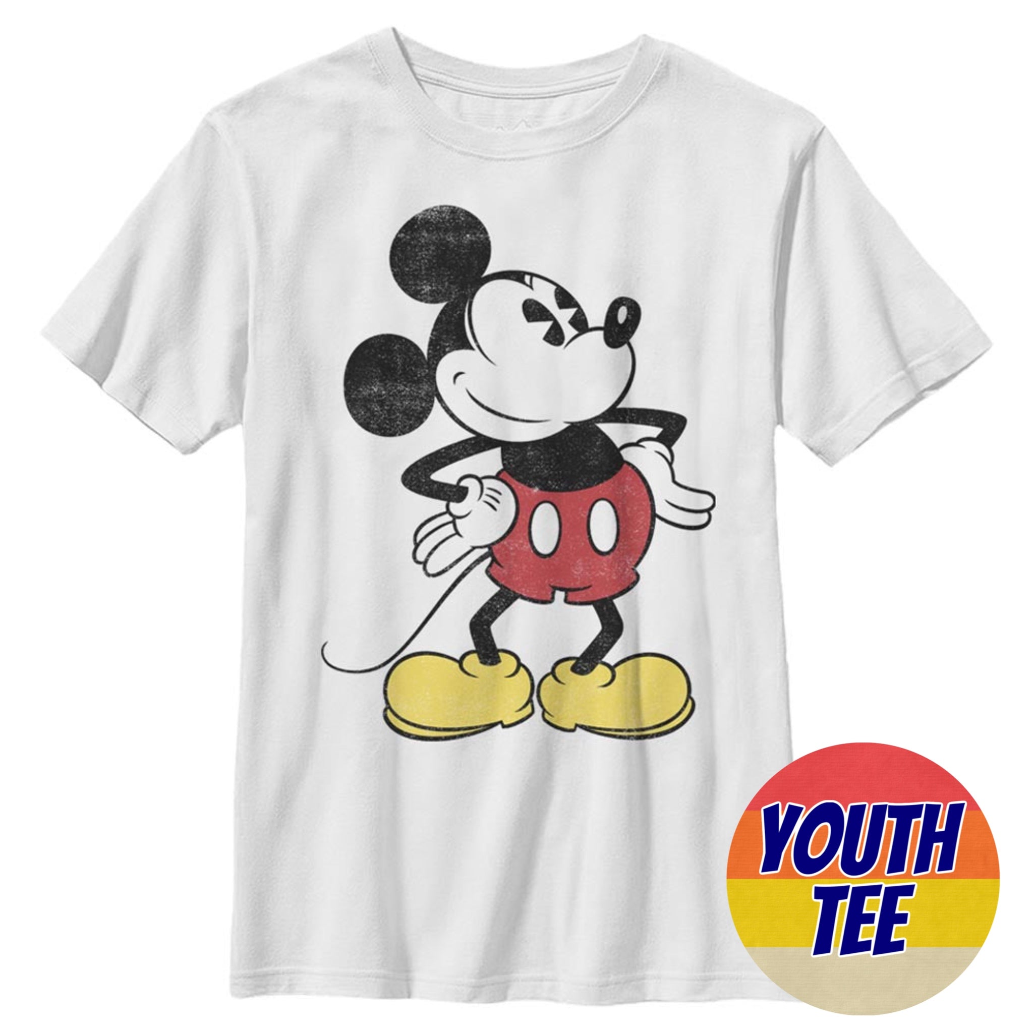 Boy's Disney Classic Vintage Mickey T-Shirt | Blue Culture Tees