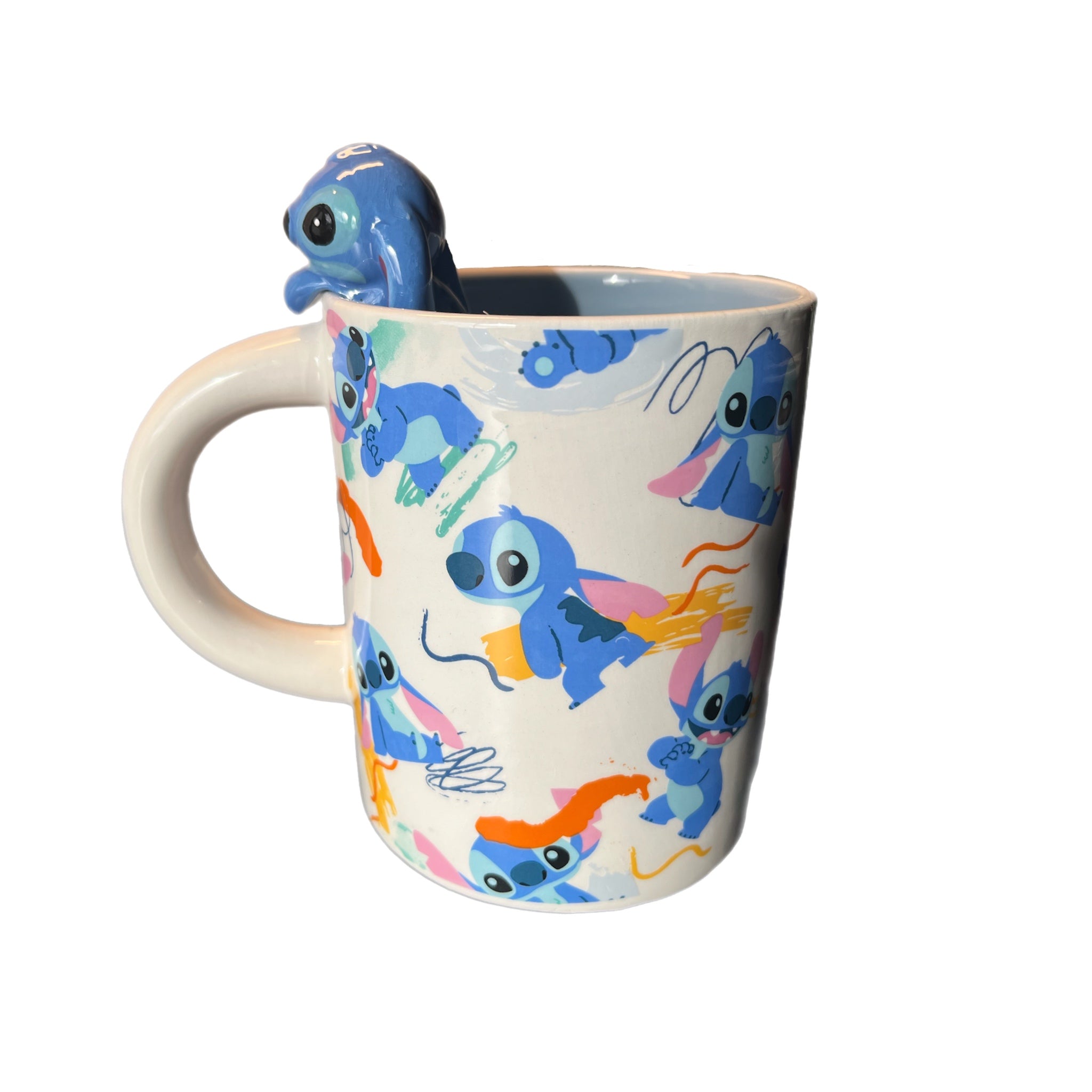 Disney Stitch Doodle Critter 20oz Ceramic Mug | Blue Culture Tees