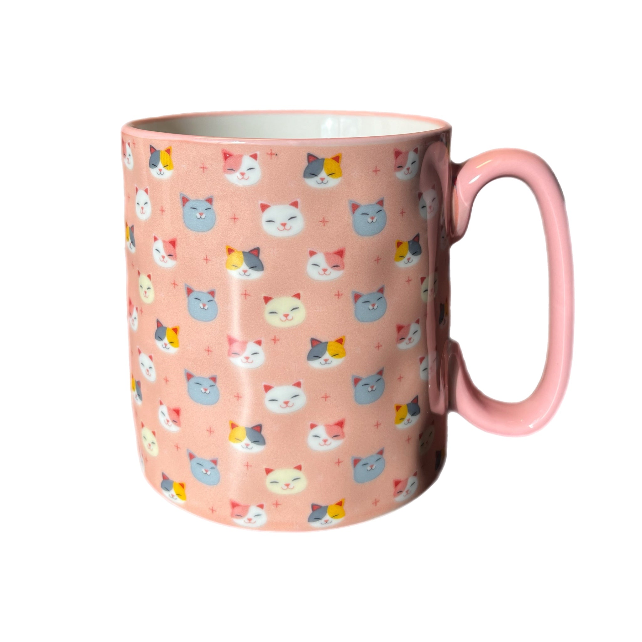 10 Strawberry Street Cute Cats AOP 20oz Ceramic Mug | Blue Culture Tees