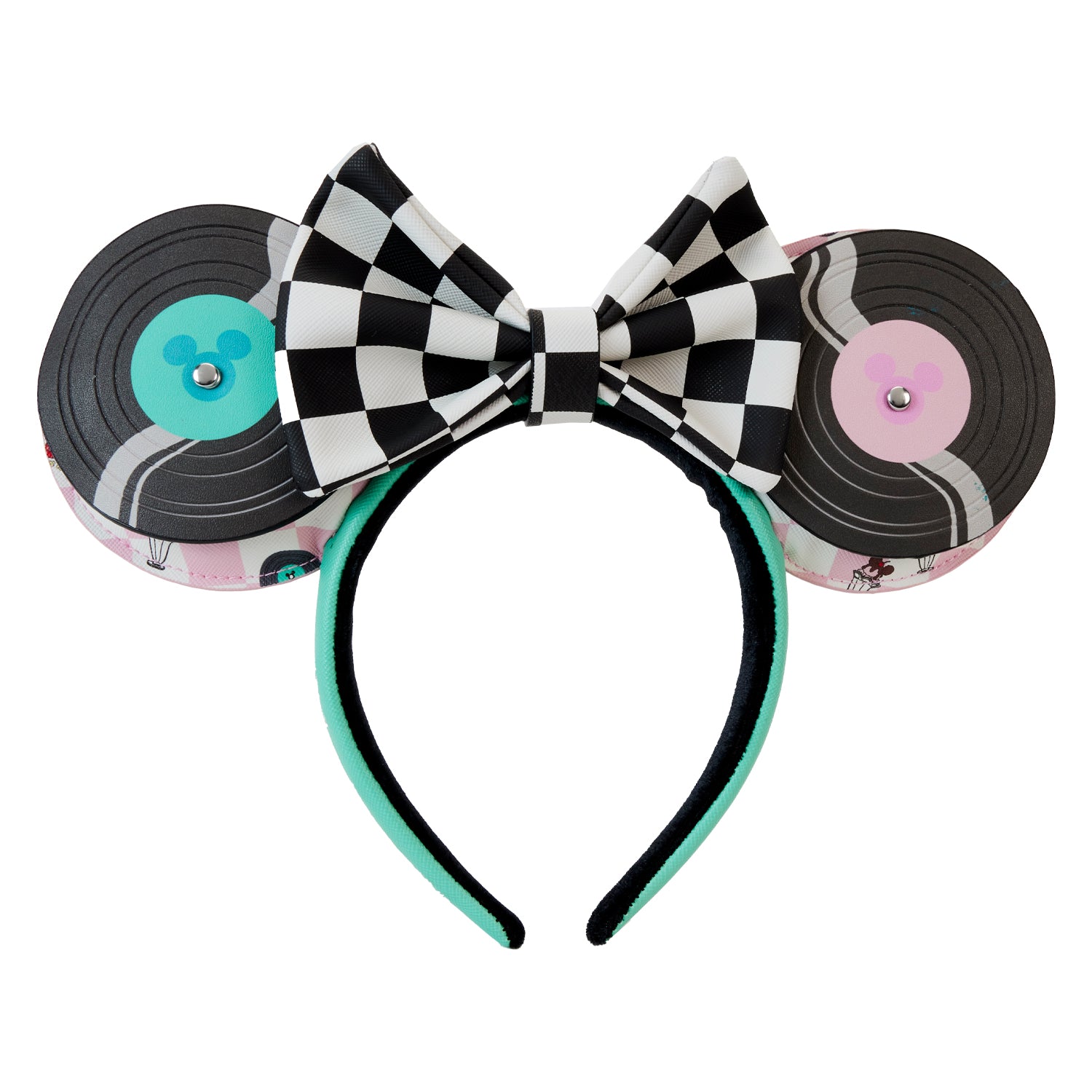 Loungefly Disney Mickey And Minnie Date Night Diner Records Ears Headband