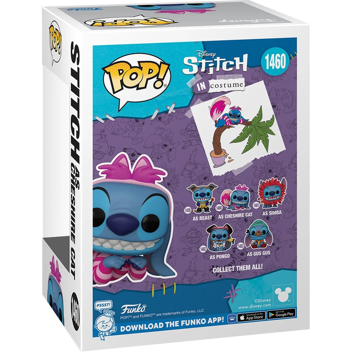 Funko Pop! Disney Lilo & Stitch Costume Stitch as Cheshire Cat Vinyl Figure #1460