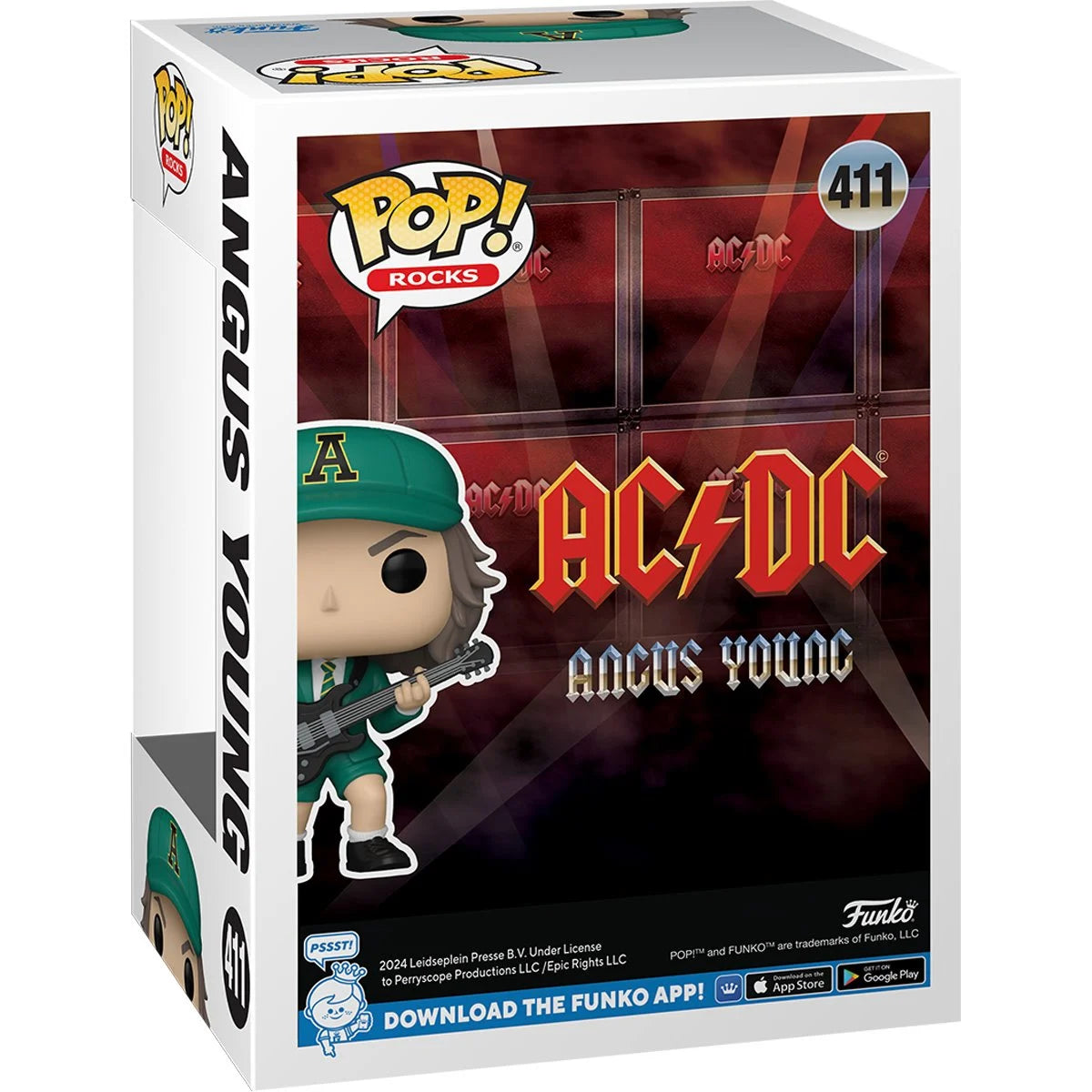 Funko Pop! AC/DC Angus Young Green Outfit Vinyl Figure #411 | Blue Culture Tees